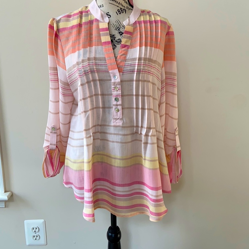 NWT Zach & Rachel Colorful Blouse
